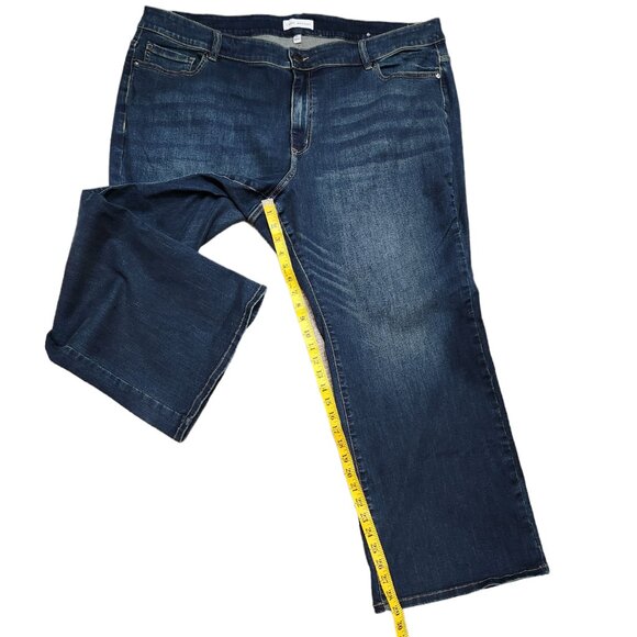 Lane Bryant Flex Magic Waistband Curvy Fit High Rise Boot Cut Jeans Stretch 28S - Picture 3 of 7